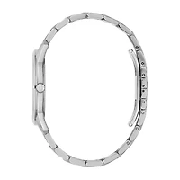 Bulova Sutton Mens Silver Tone Stainless Steel Bracelet Watch 96b338