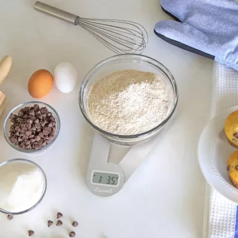 Escali Savu Space Saving Digital Food Scale