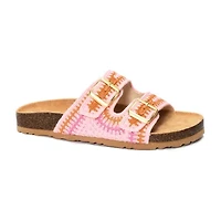 Dirty Laundry Temera Womens Adjustable Strap Footbed Sandals