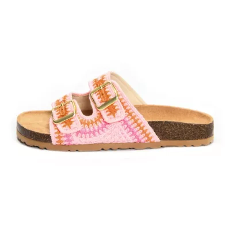 Dirty Laundry Temera Womens Adjustable Strap Footbed Sandals