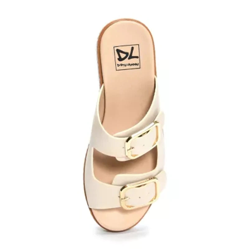 Dirty Laundry Samus Womens Adjustable Strap Footbed Sandals
