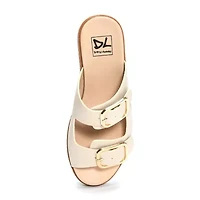 Dirty Laundry Samus Womens Adjustable Strap Footbed Sandals