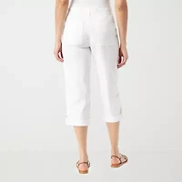 Gloria Vanderbilt® Womens Mid Rise Utility Cargo Capris