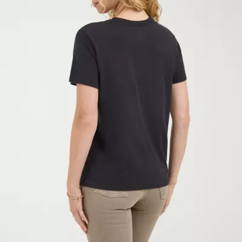 Wrangler Boyfriend Womens Crew Neck Short Sleeve T-Shirt