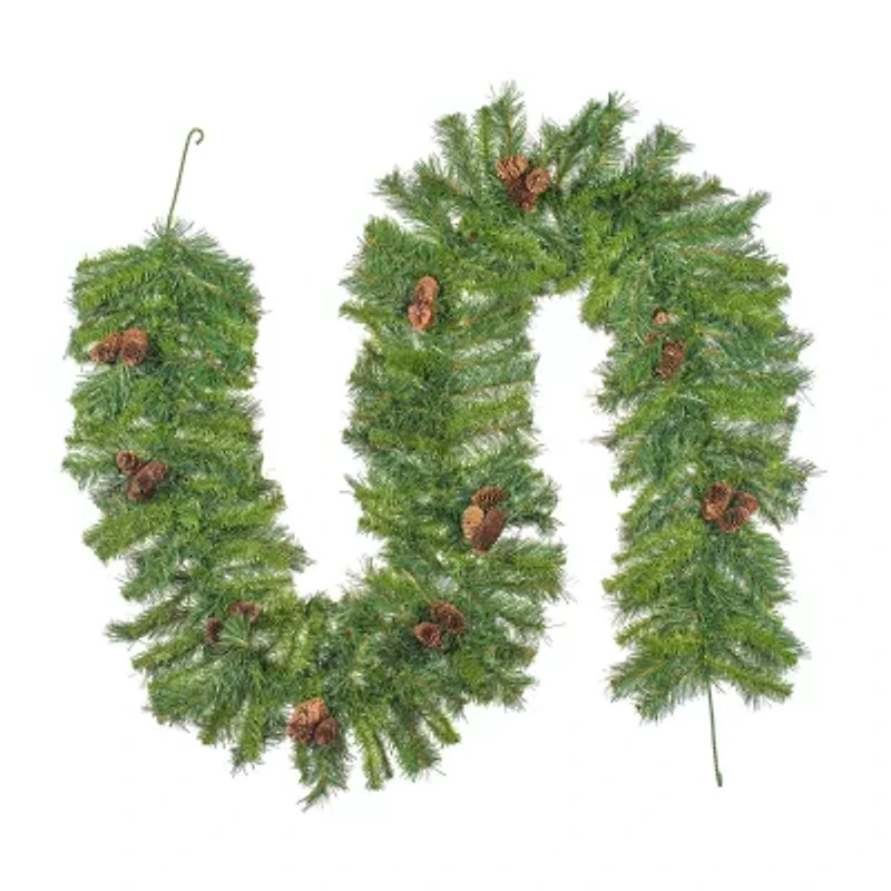 Vickerman 9' Cheyenne Christmas Garland Unlit