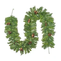 Vickerman 9' Cheyenne Christmas Garland Unlit