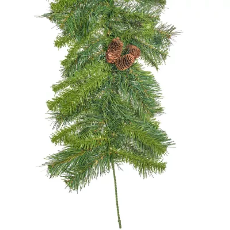 Vickerman 9' Cheyenne Christmas Garland Unlit