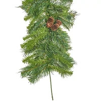 Vickerman 9' Cheyenne Christmas Garland Unlit
