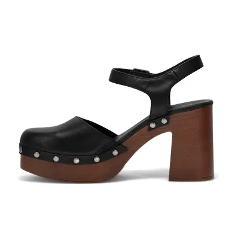 Frye and Co. Francoise Womens Round Closed Toe Clogs