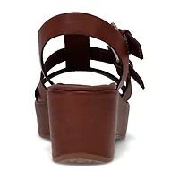 Frye and Co. Womens Annalise Wedge Sandals