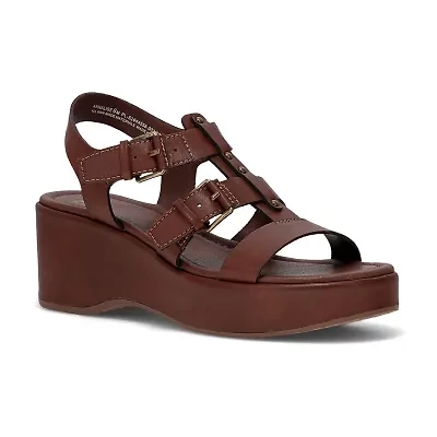 Frye and Co. Womens Annalise Wedge Sandals