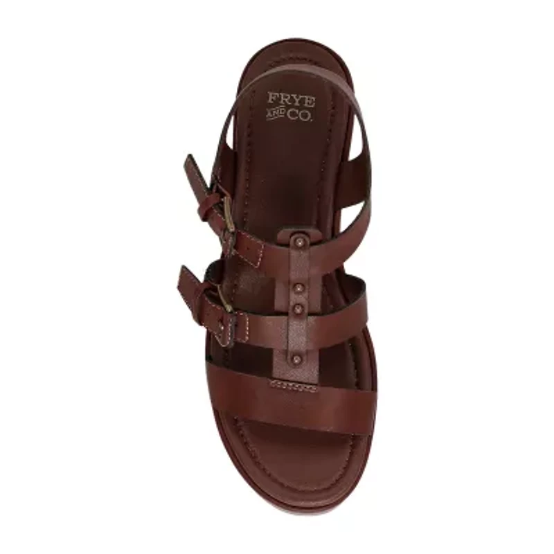 Frye and Co. Womens Annalise Wedge Sandals