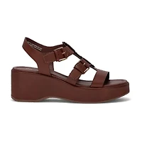 Frye and Co. Womens Annalise Wedge Sandals