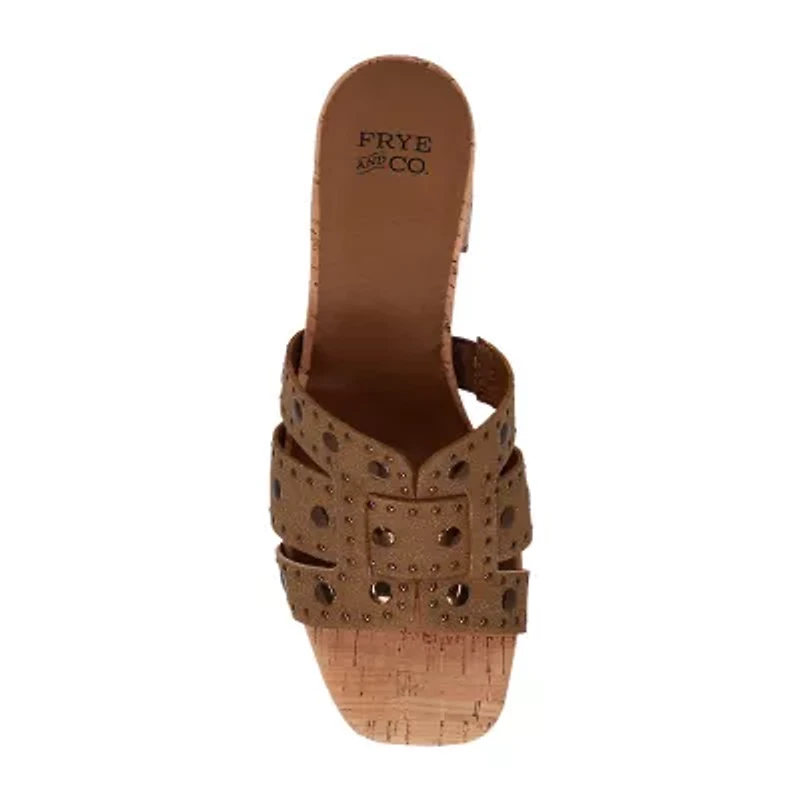 Frye and Co. Womens Lanae Slide Sandals