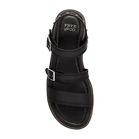 Frye and Co. Womens Cascada Adjustable Strap Flat Sandals