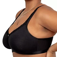 Curvy Couture Wireless Sleep Full Coverage Bra-1010