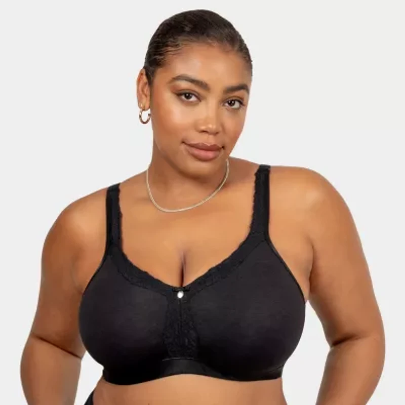 Curvy Couture Wireless Sleep Full Coverage Bra-1010