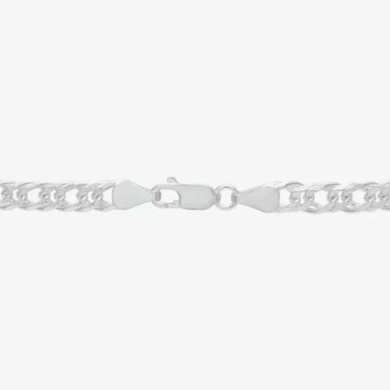 Womens Sterling Silver 20 Inch Curb Chain Necklace