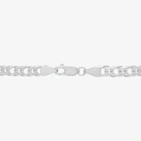 Womens Sterling Silver 20 Inch Curb Chain Necklace