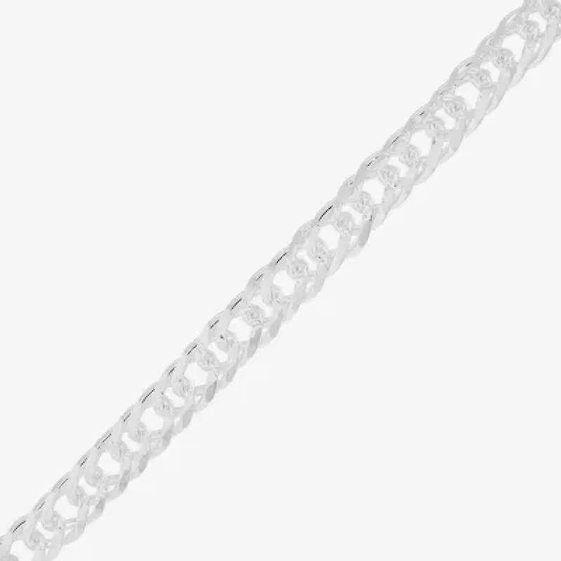 Womens Sterling Silver 20 Inch Curb Chain Necklace