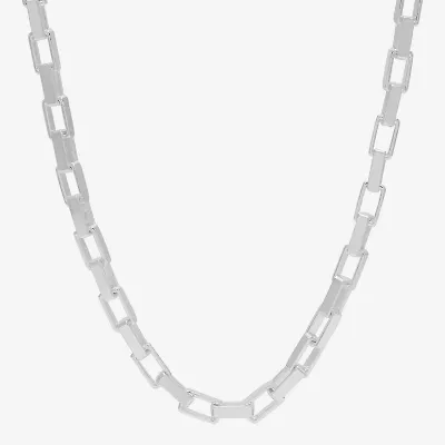 Made in Italy Womens Sterling Silver Inch Chain Necklace