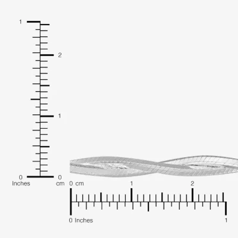 Made in Italy Womens Sterling Silver Inch Chain Necklace