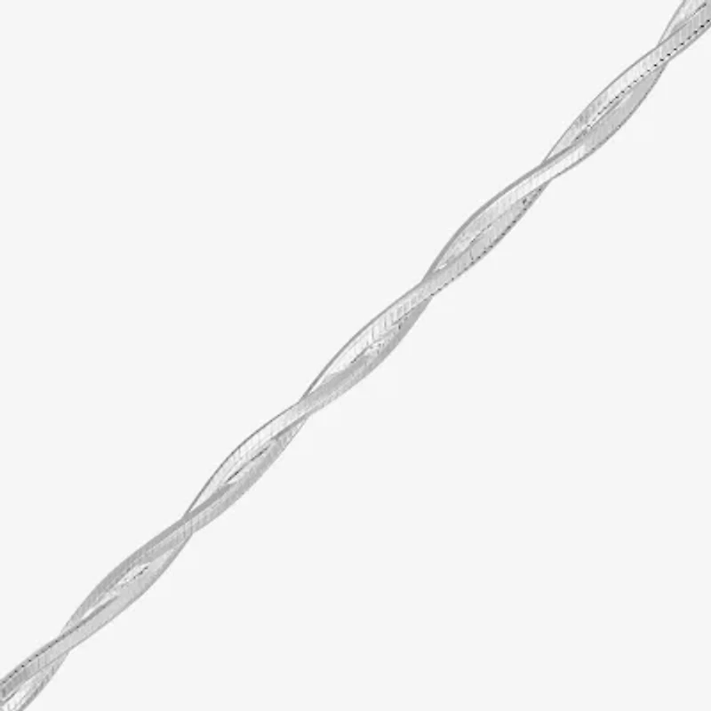 Made in Italy Womens Sterling Silver Inch Chain Necklace