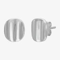 Limited Quantities! Sterling Silver 10.8mm Round Stud Earrings