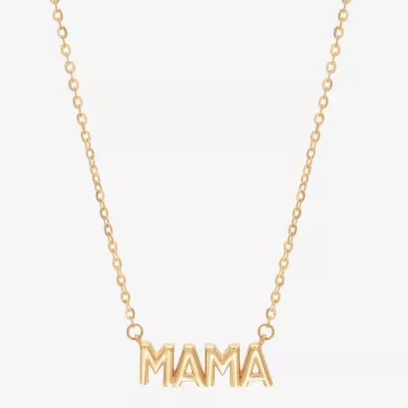 Limited Quantities! Womens 14K Gold Inch Pendant Necklace