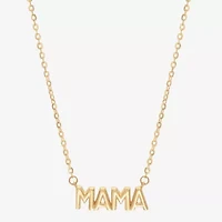Limited Quantities! Womens 14K Gold Inch Pendant Necklace
