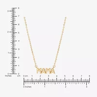 Limited Quantities! Womens 14K Gold Inch Pendant Necklace