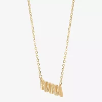 Limited Quantities! Womens 14K Gold Inch Pendant Necklace