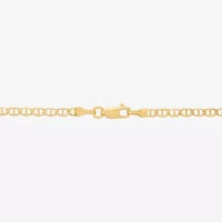 Limited Quantities! Womens 10K Gold 22 Inch Mariner Chain Necklace