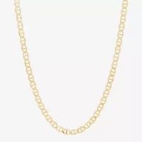 Limited Quantities! Womens 10K Gold 22 Inch Mariner Chain Necklace