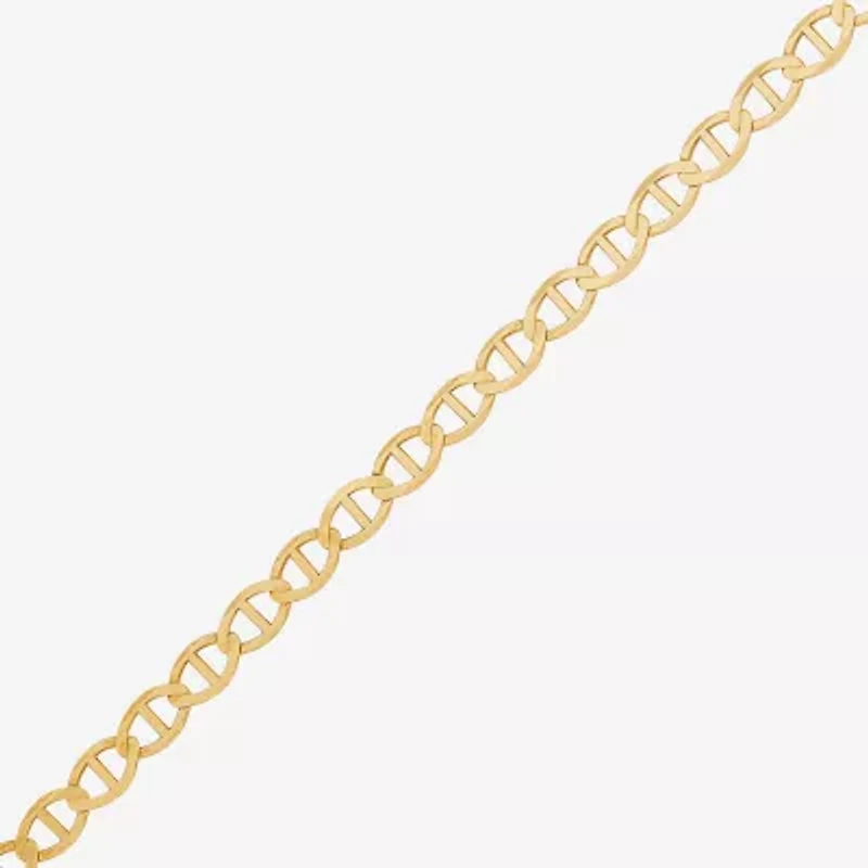 Limited Quantities! Womens 10K Gold 22 Inch Mariner Chain Necklace