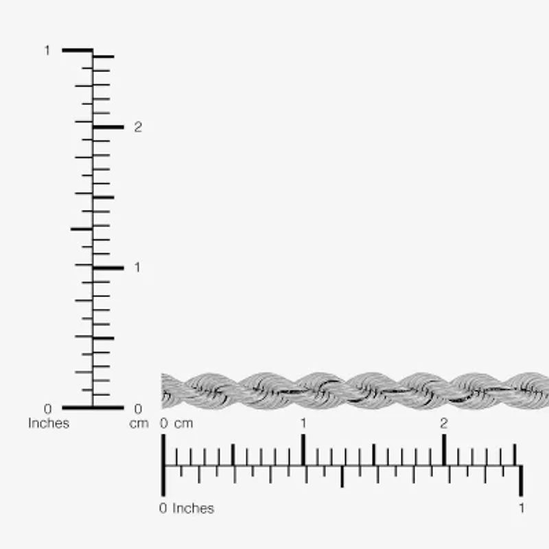 Limited Quantities! Womens 14K Gold 18 Inch Rope Chain Necklace