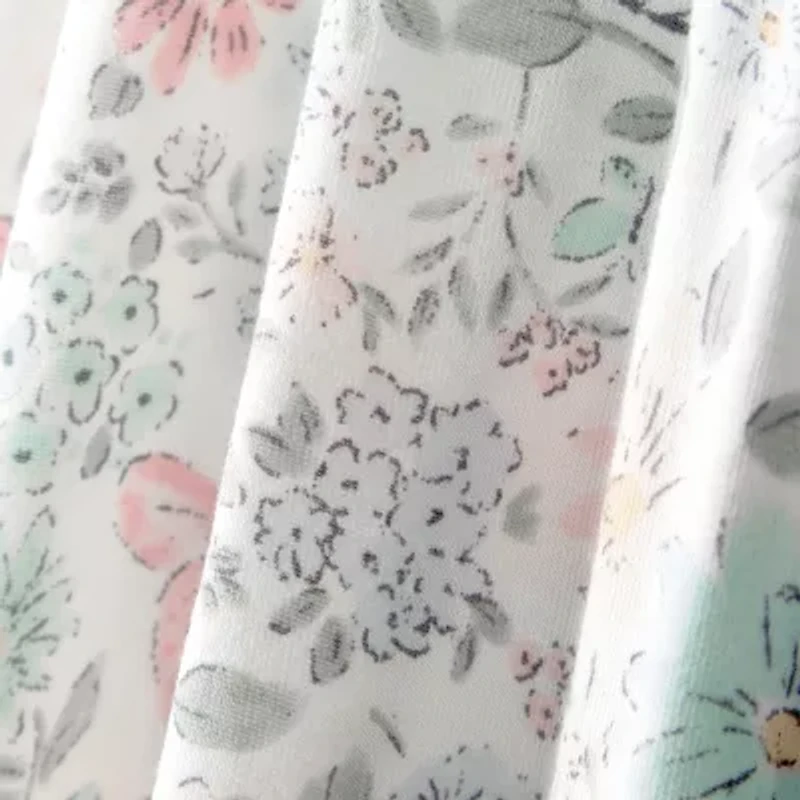 Carter's Purelysoft Baby Girls Round Neck Long Sleeve 2-pc. Bodysuit