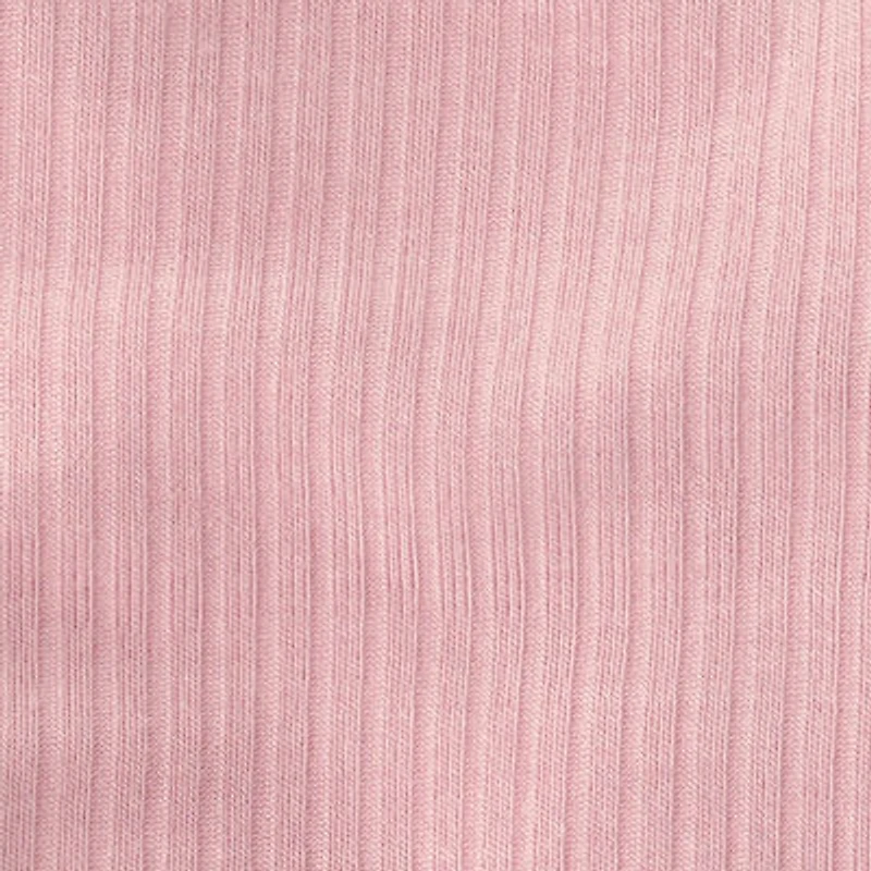 Carter's Purelysoft Baby Girls Round Neck Long Sleeve 2-pc. Bodysuit