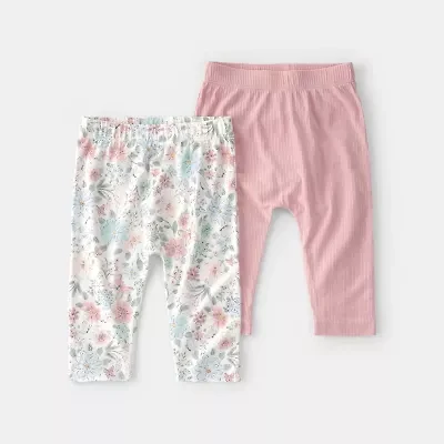 Carter's Purelysoft Baby Girls Pull-On Pant
