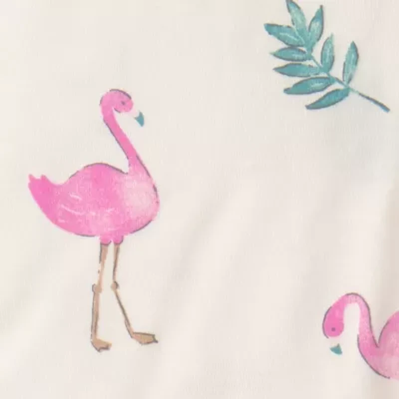 Carter's Purelysoft Baby Girls Sleeveless Animal 2-pc. Romper