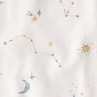 Carter's Purelysoft Baby Girls Round Neck Long Sleeve 2-pc. Nightgown