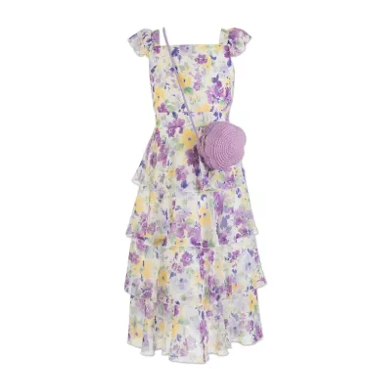 Speechless Big Kid Girls Sleeveless A-Line Dress