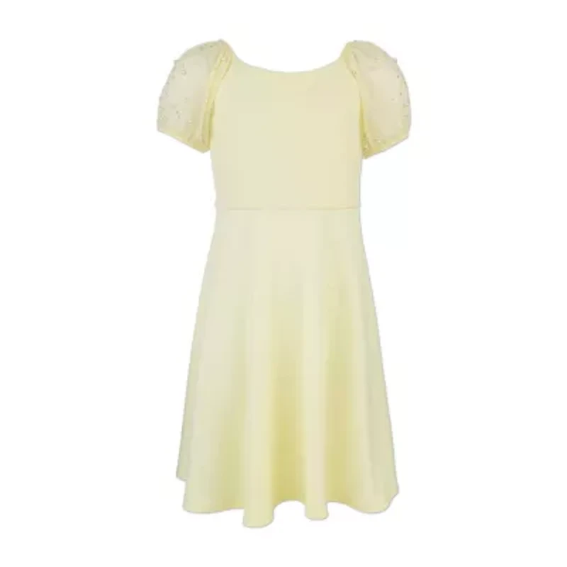 Speechless Big Kid Girls Short Sleeve A-Line Dress