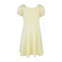 Speechless Big Kid Girls Short Sleeve A-Line Dress