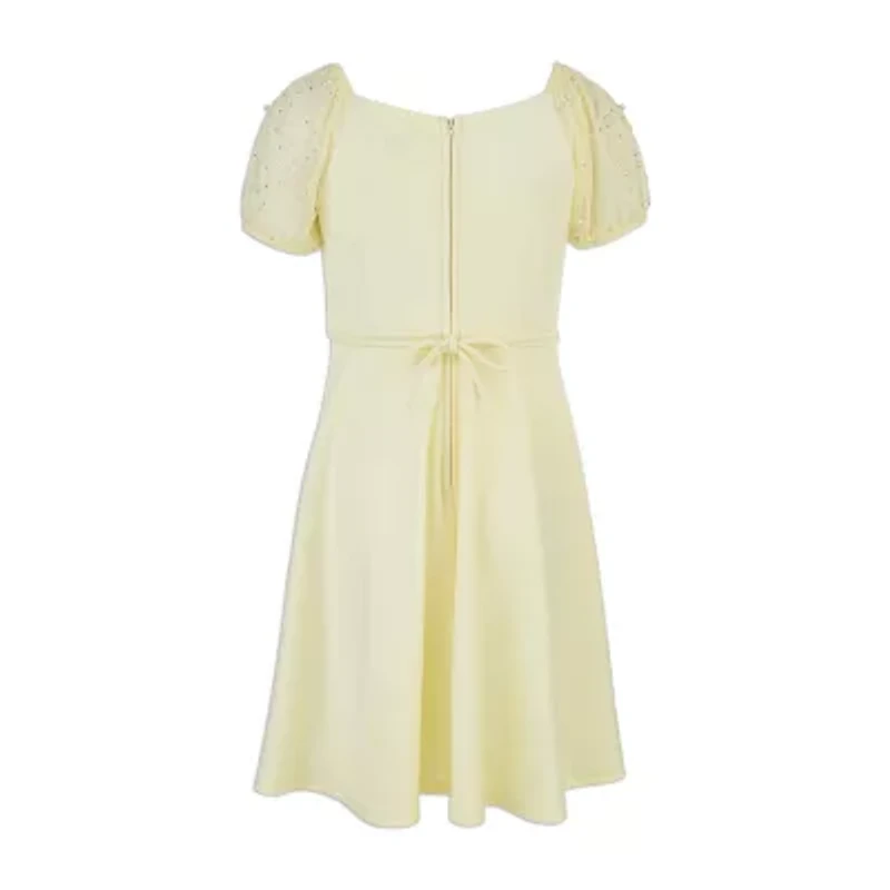 Speechless Big Kid Girls Short Sleeve A-Line Dress