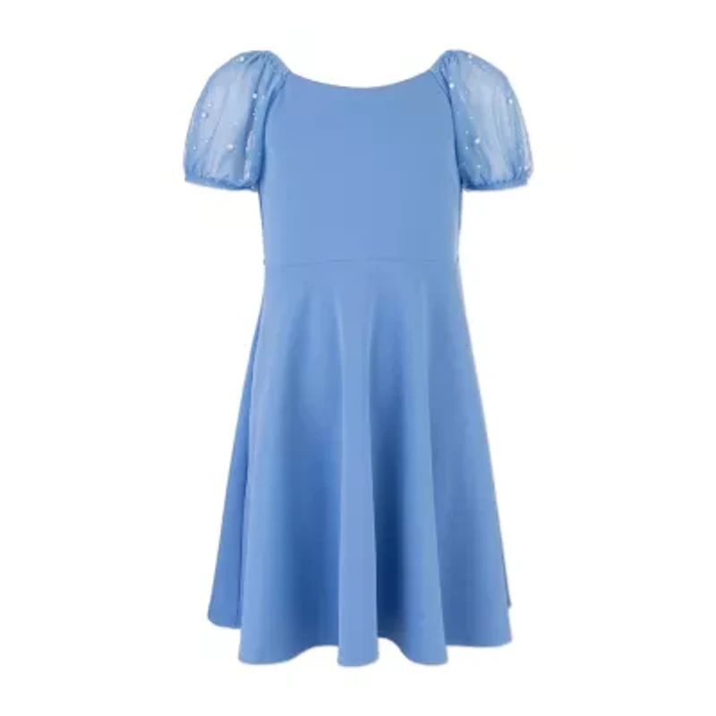 Speechless Big Kid Girls Short Sleeve A-Line Dress