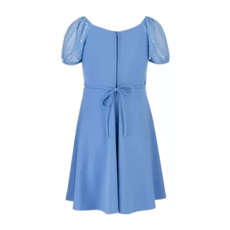 Speechless Big Kid Girls Short Sleeve A-Line Dress