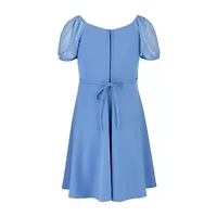 Speechless Big Kid Girls Short Sleeve A-Line Dress