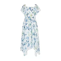 Speechless Big Kid Girls Short Sleeve A-Line Dress