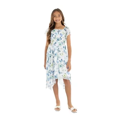Speechless Big Kid Girls Short Sleeve A-Line Dress